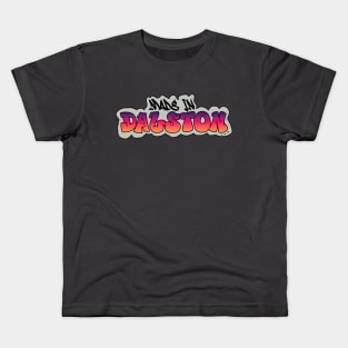 Made in Dalston I Garffiti I Neon Colors I Red Kids T-Shirt